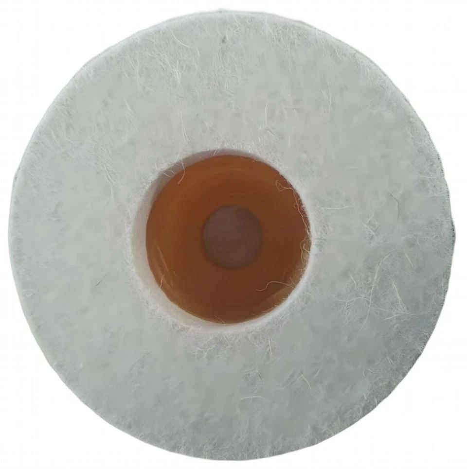4 inch felt wheels (2)